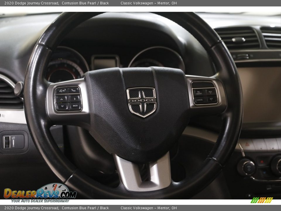 2020 Dodge Journey Crossroad Contusion Blue Pearl / Black Photo #7