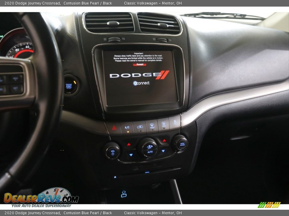 2020 Dodge Journey Crossroad Contusion Blue Pearl / Black Photo #9