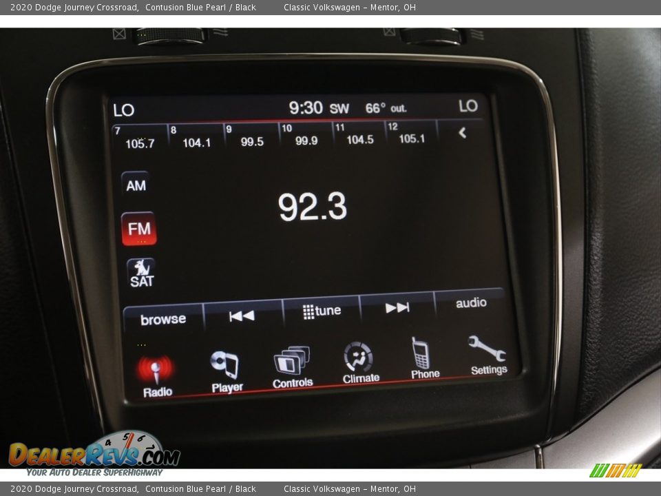 2020 Dodge Journey Crossroad Contusion Blue Pearl / Black Photo #10