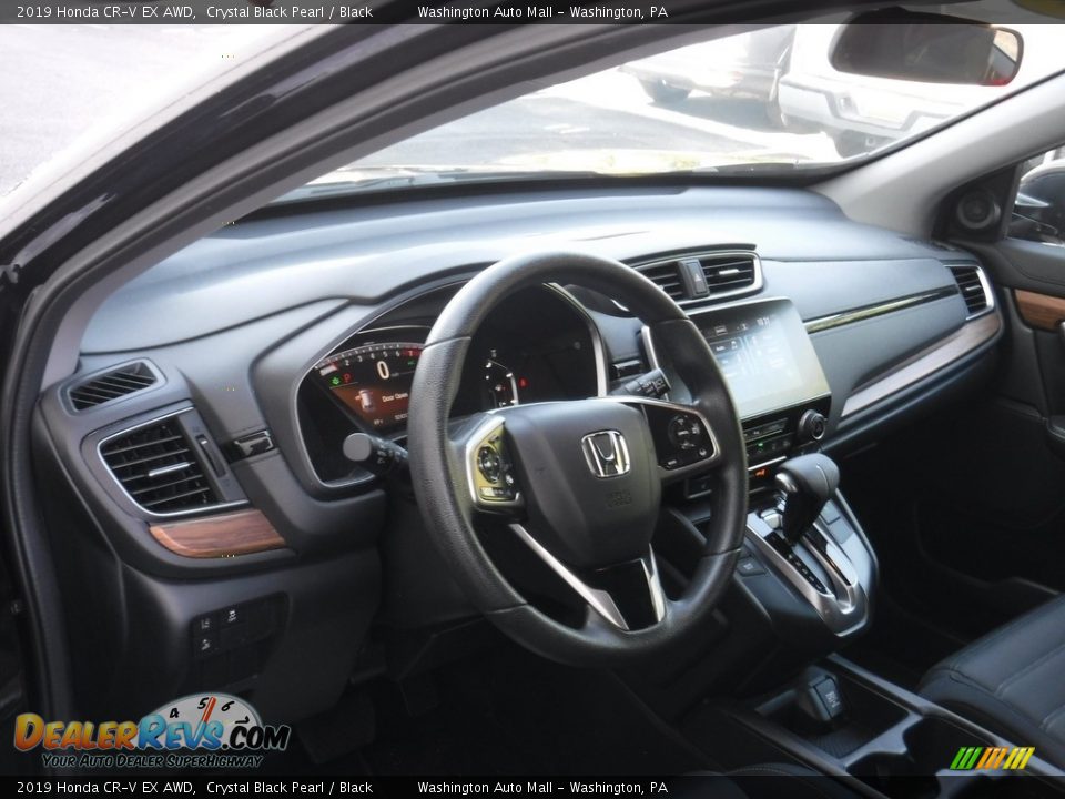 2019 Honda CR-V EX AWD Crystal Black Pearl / Black Photo #14