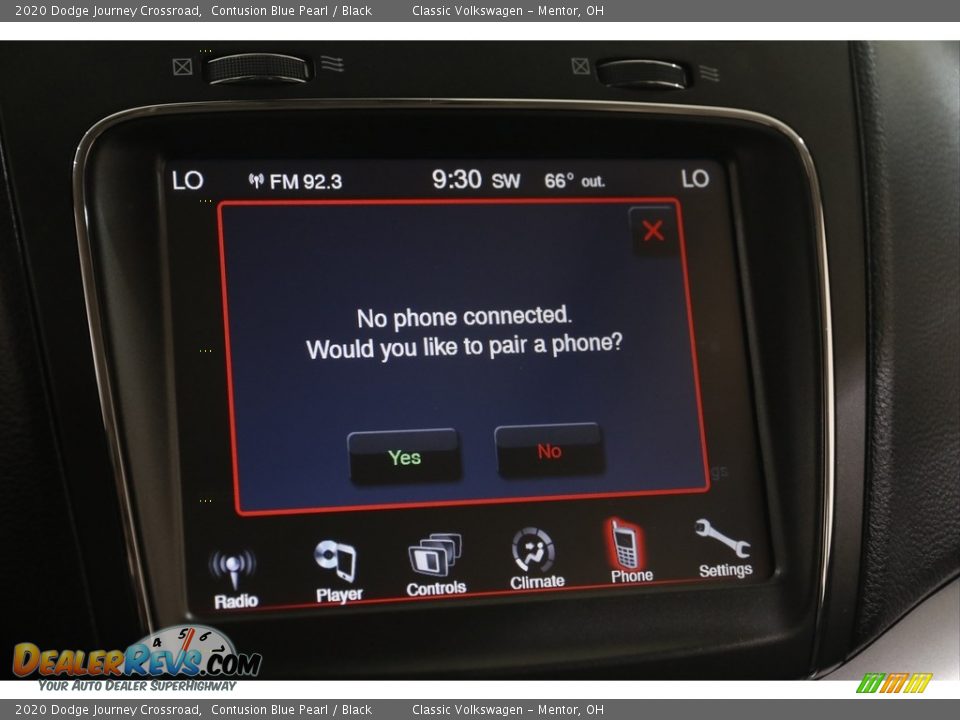 2020 Dodge Journey Crossroad Contusion Blue Pearl / Black Photo #12