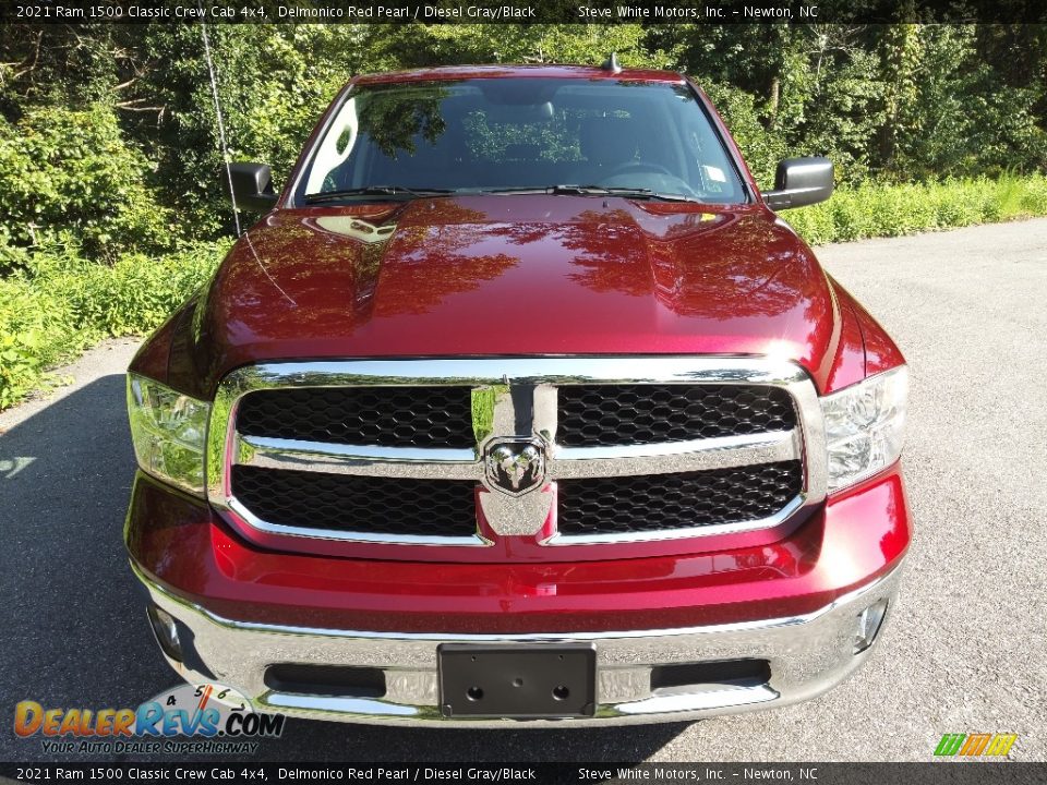 2021 Ram 1500 Classic Crew Cab 4x4 Delmonico Red Pearl / Diesel Gray/Black Photo #3