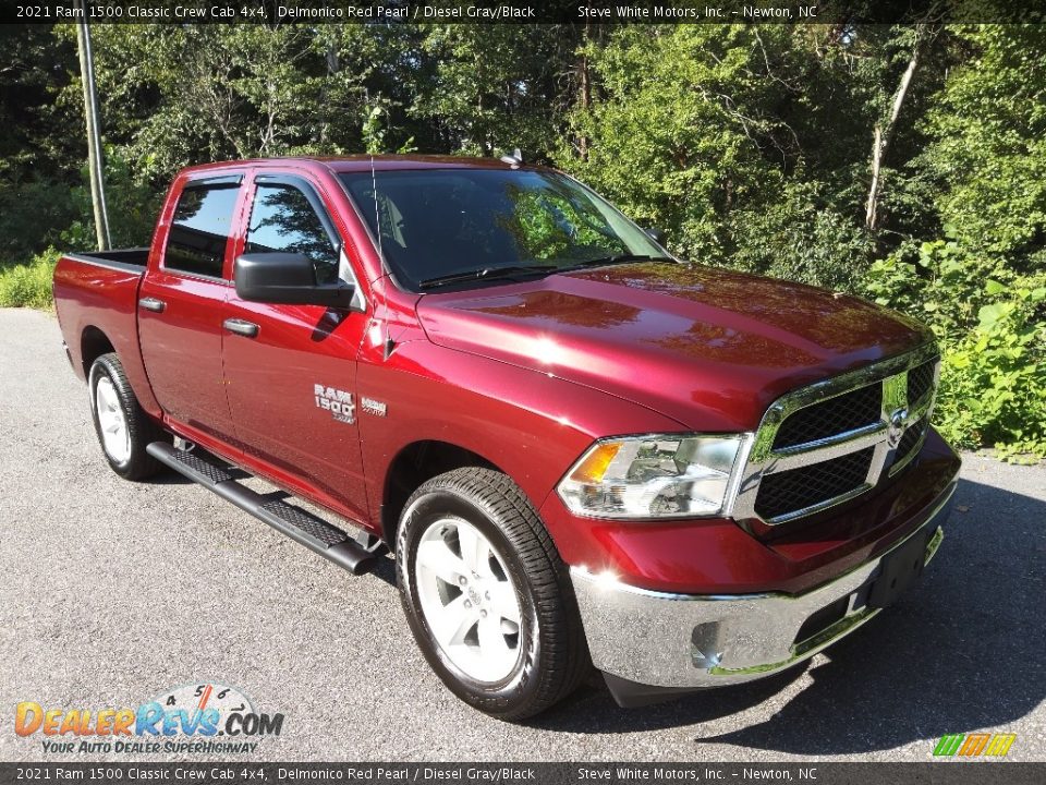 2021 Ram 1500 Classic Crew Cab 4x4 Delmonico Red Pearl / Diesel Gray/Black Photo #4