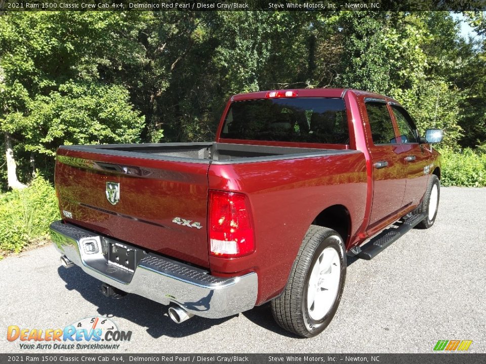 2021 Ram 1500 Classic Crew Cab 4x4 Delmonico Red Pearl / Diesel Gray/Black Photo #6