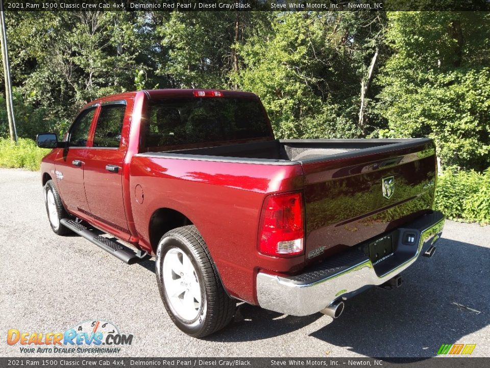 2021 Ram 1500 Classic Crew Cab 4x4 Delmonico Red Pearl / Diesel Gray/Black Photo #9