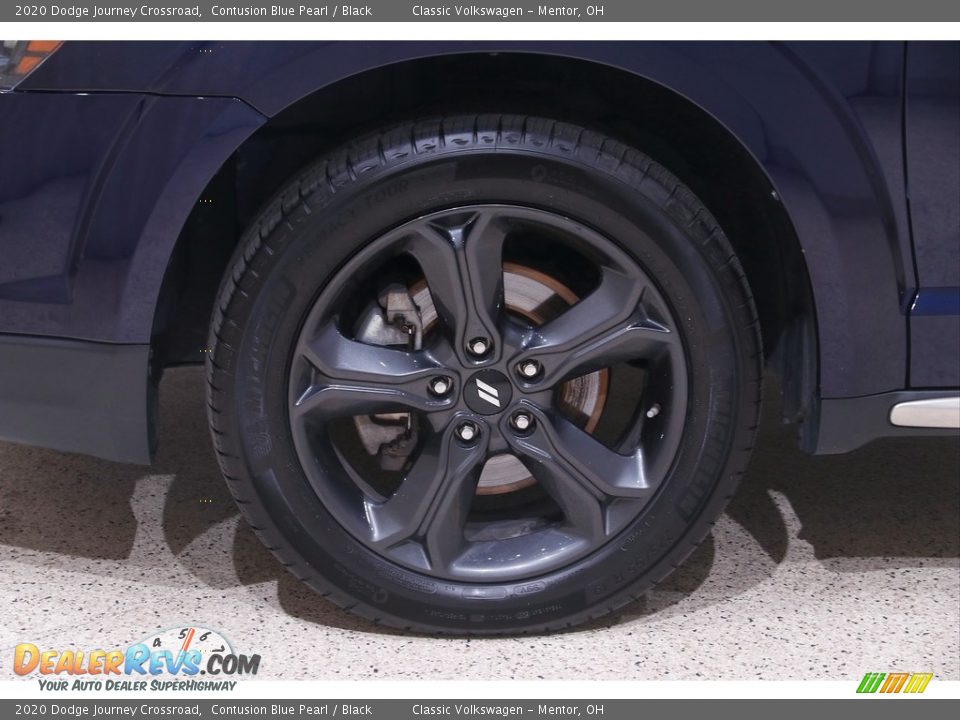 2020 Dodge Journey Crossroad Contusion Blue Pearl / Black Photo #22