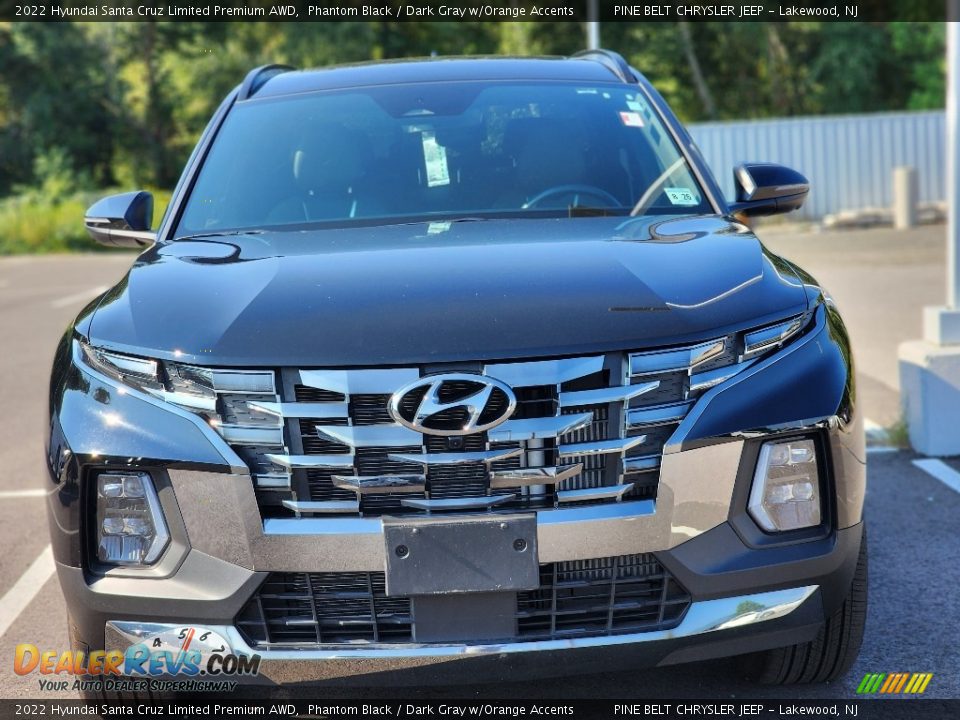 2022 Hyundai Santa Cruz Limited Premium AWD Phantom Black / Dark Gray w/Orange Accents Photo #3