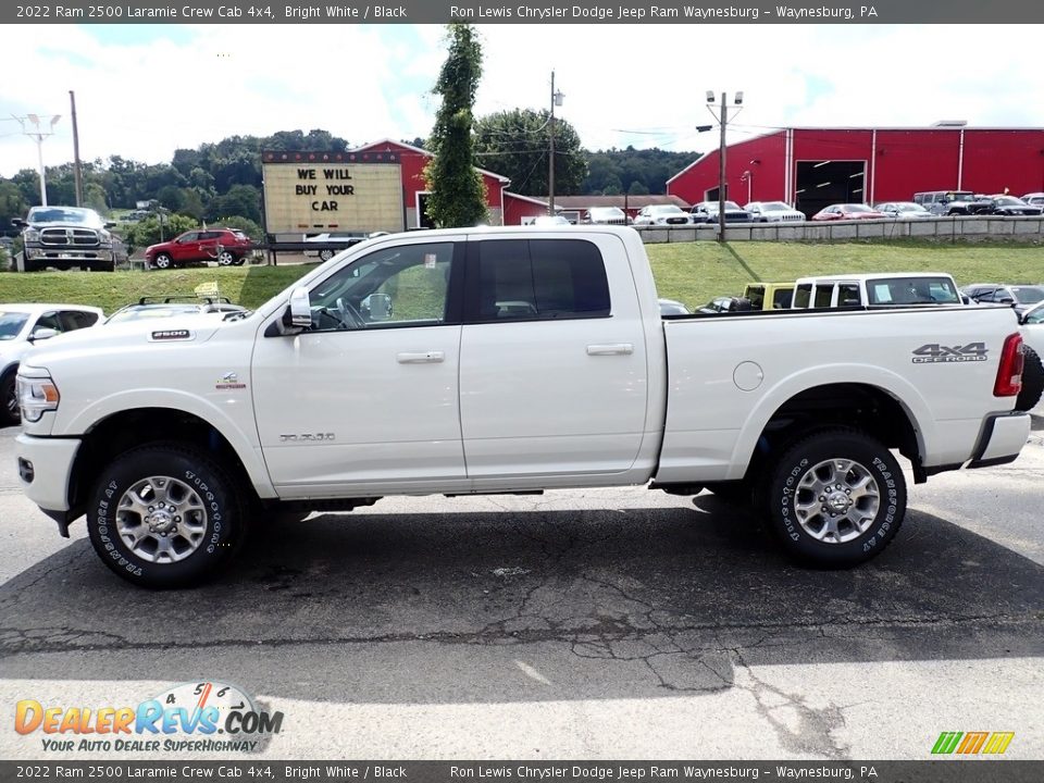 2022 Ram 2500 Laramie Crew Cab 4x4 Bright White / Black Photo #2