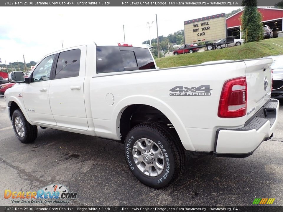 2022 Ram 2500 Laramie Crew Cab 4x4 Bright White / Black Photo #3