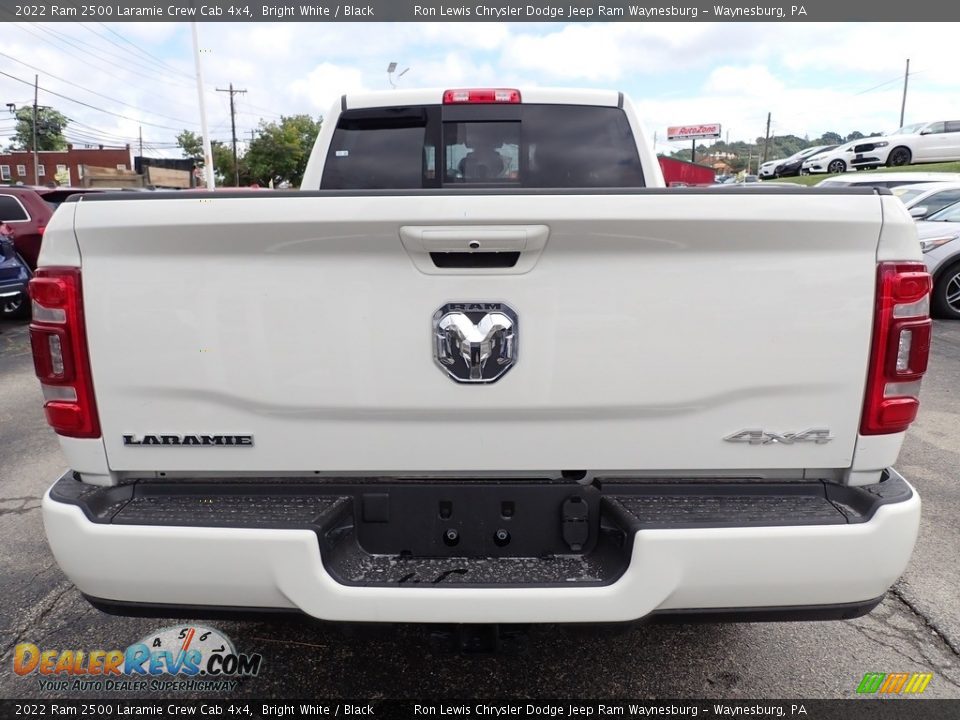 2022 Ram 2500 Laramie Crew Cab 4x4 Bright White / Black Photo #4