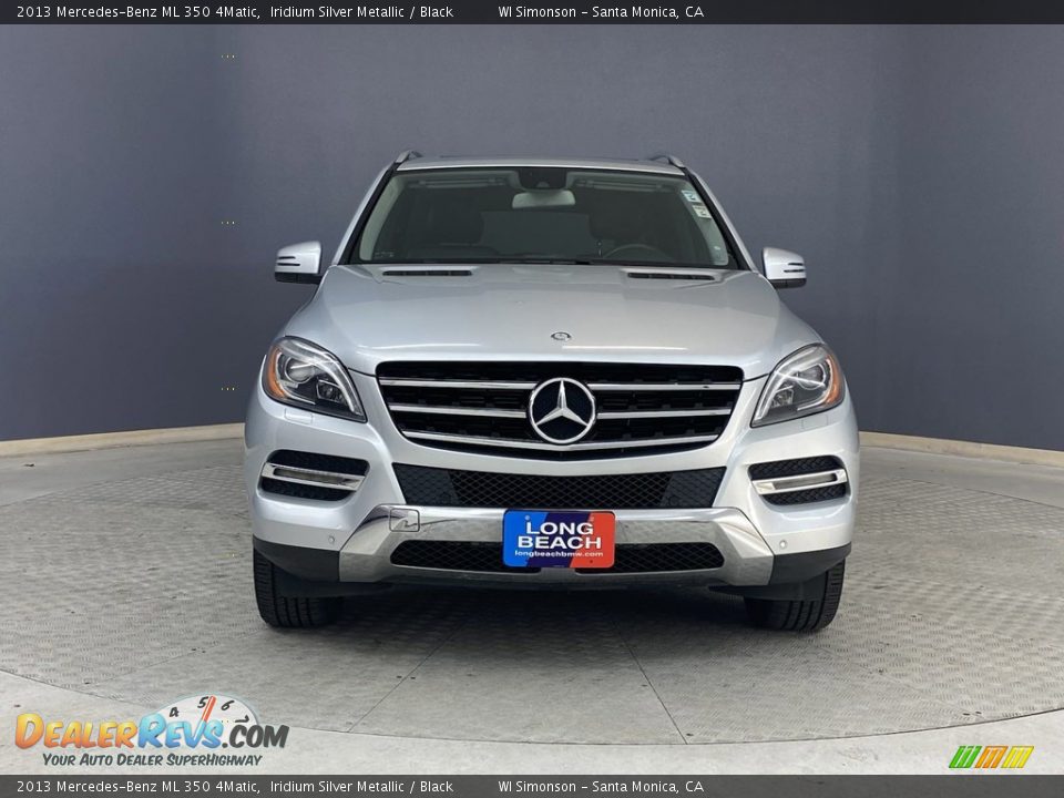 2013 Mercedes-Benz ML 350 4Matic Iridium Silver Metallic / Black Photo #2