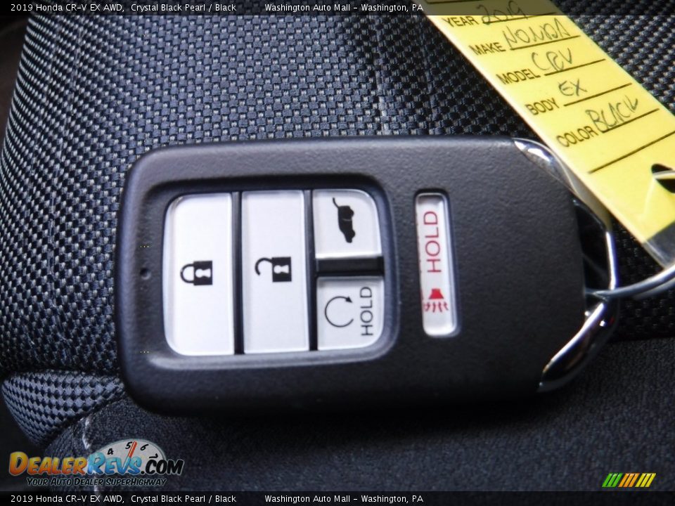 2019 Honda CR-V EX AWD Crystal Black Pearl / Black Photo #33