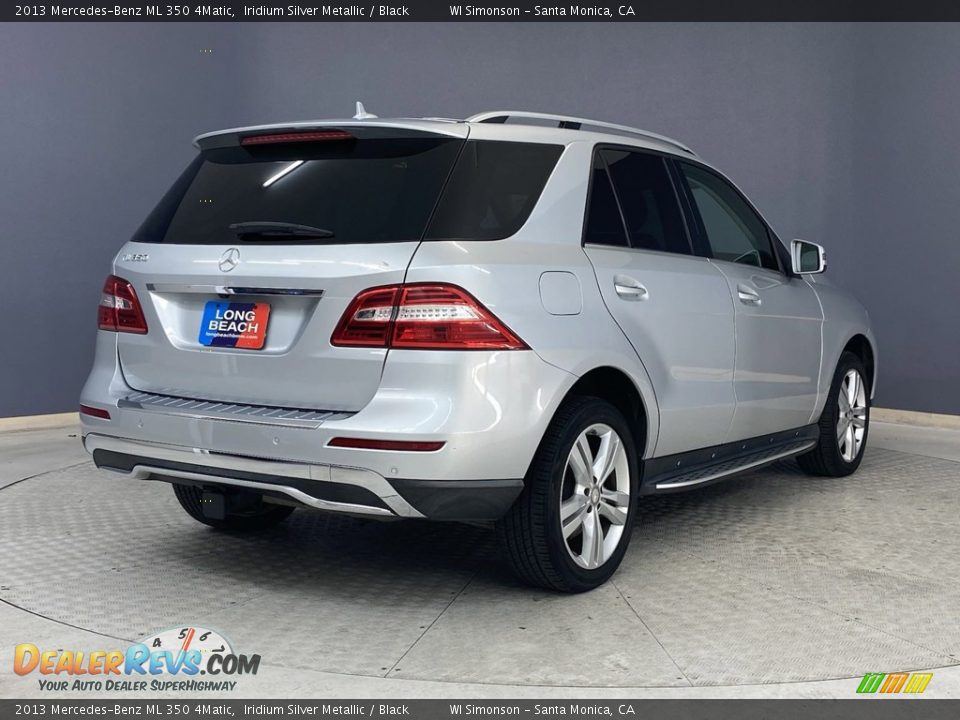 2013 Mercedes-Benz ML 350 4Matic Iridium Silver Metallic / Black Photo #5