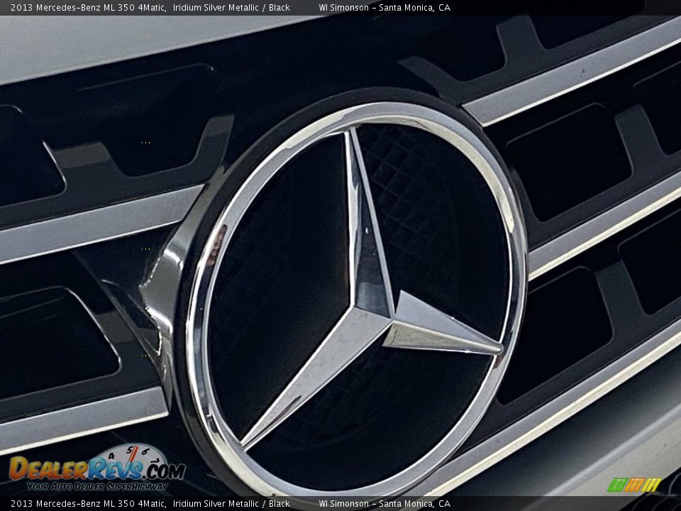 2013 Mercedes-Benz ML 350 4Matic Iridium Silver Metallic / Black Photo #7