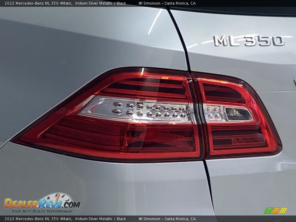 2013 Mercedes-Benz ML 350 4Matic Iridium Silver Metallic / Black Photo #8