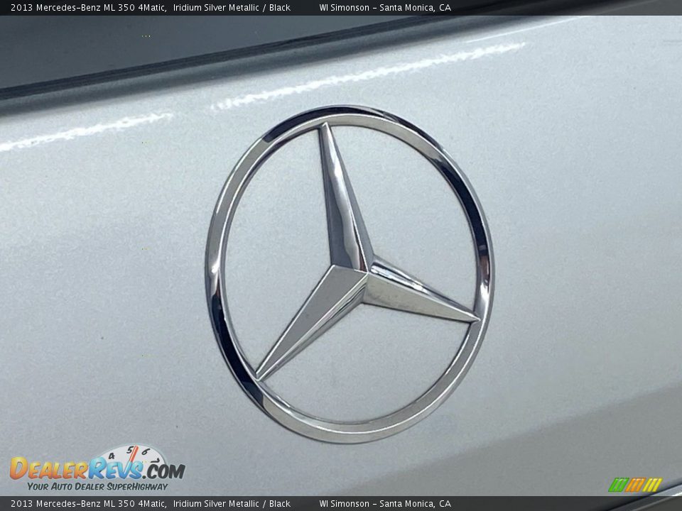 2013 Mercedes-Benz ML 350 4Matic Iridium Silver Metallic / Black Photo #9