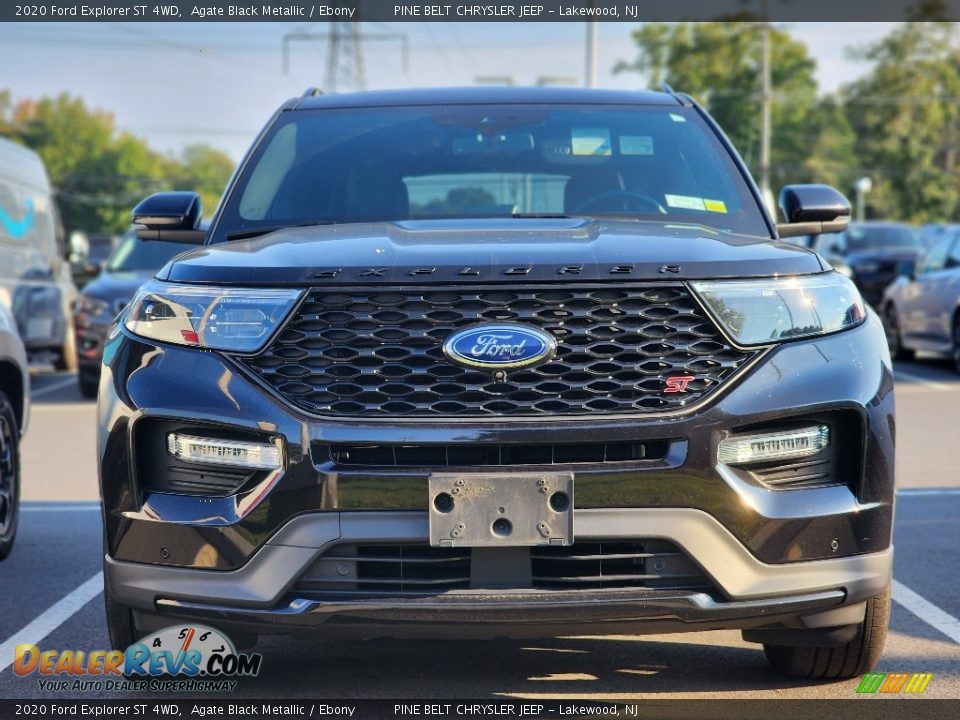 2020 Ford Explorer ST 4WD Agate Black Metallic / Ebony Photo #3