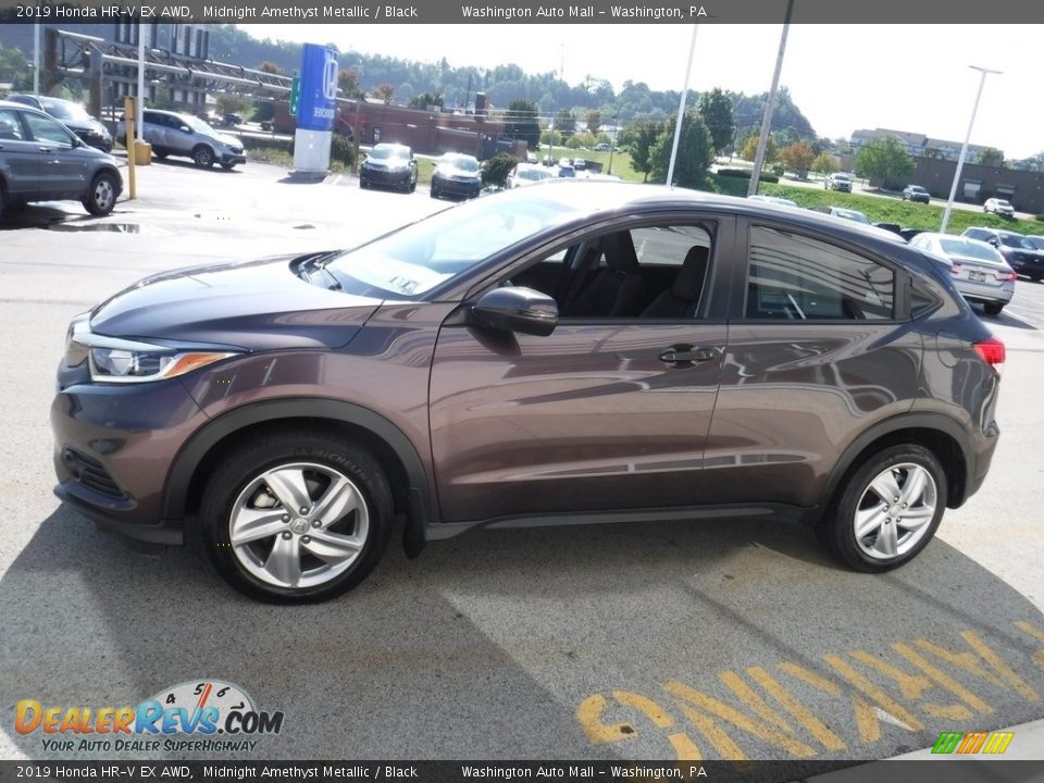 2019 Honda HR-V EX AWD Midnight Amethyst Metallic / Black Photo #8