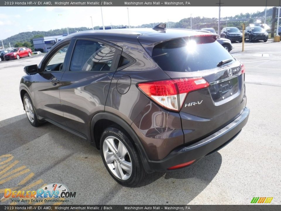 2019 Honda HR-V EX AWD Midnight Amethyst Metallic / Black Photo #9