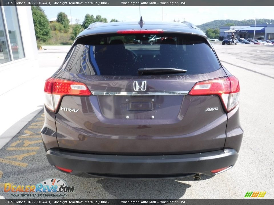 2019 Honda HR-V EX AWD Midnight Amethyst Metallic / Black Photo #10