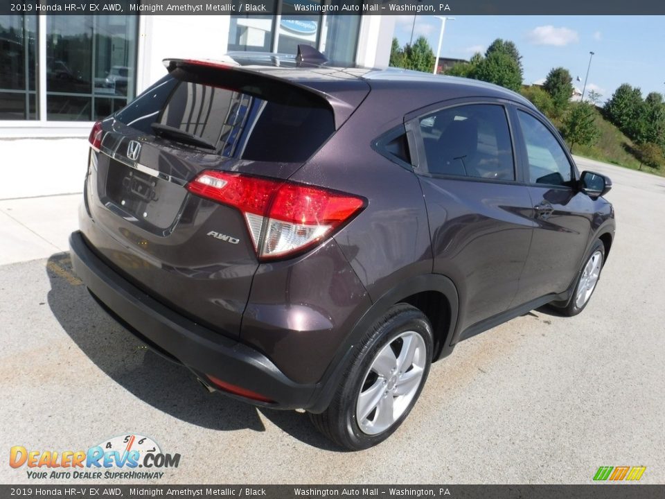 2019 Honda HR-V EX AWD Midnight Amethyst Metallic / Black Photo #11