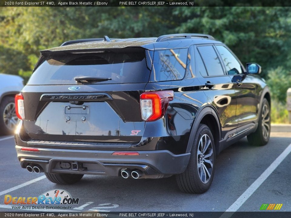 2020 Ford Explorer ST 4WD Agate Black Metallic / Ebony Photo #8