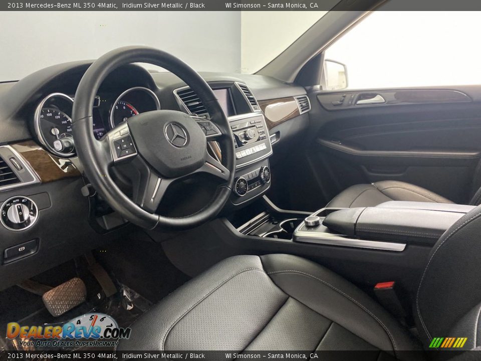 2013 Mercedes-Benz ML 350 4Matic Iridium Silver Metallic / Black Photo #15