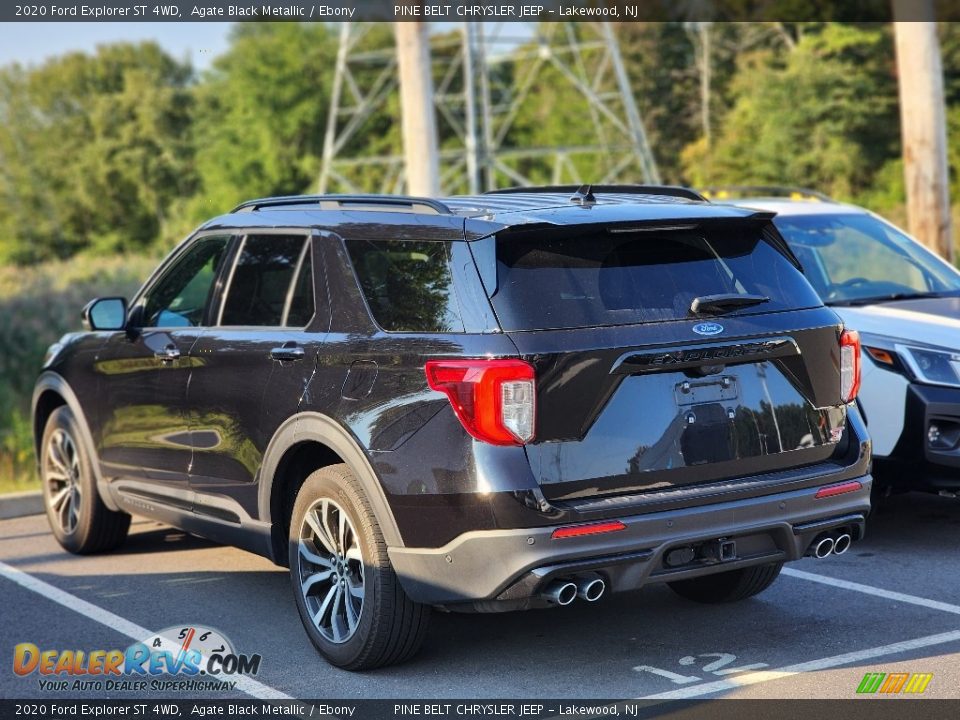 2020 Ford Explorer ST 4WD Agate Black Metallic / Ebony Photo #10