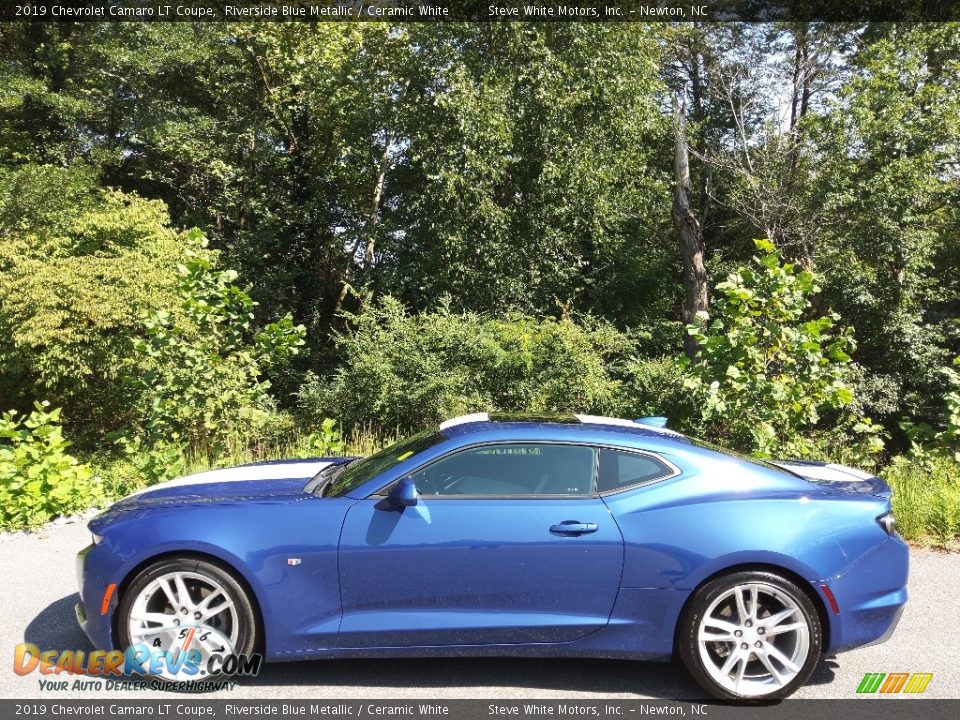 Riverside Blue Metallic 2019 Chevrolet Camaro LT Coupe Photo #1