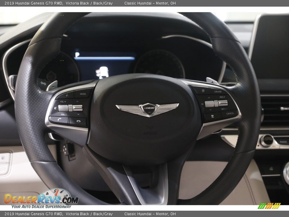 2019 Hyundai Genesis G70 RWD Steering Wheel Photo #7