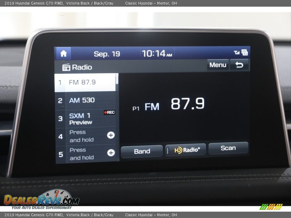 Audio System of 2019 Hyundai Genesis G70 RWD Photo #11
