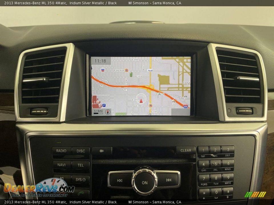 2013 Mercedes-Benz ML 350 4Matic Iridium Silver Metallic / Black Photo #23
