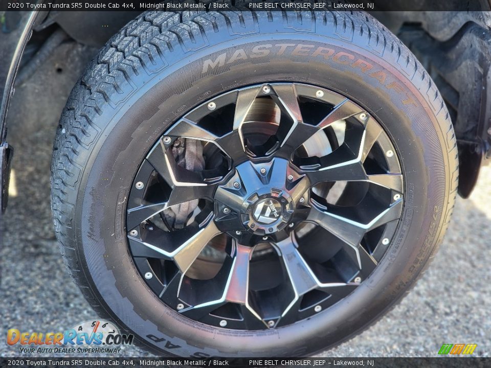 2020 Toyota Tundra SR5 Double Cab 4x4 Midnight Black Metallic / Black Photo #5