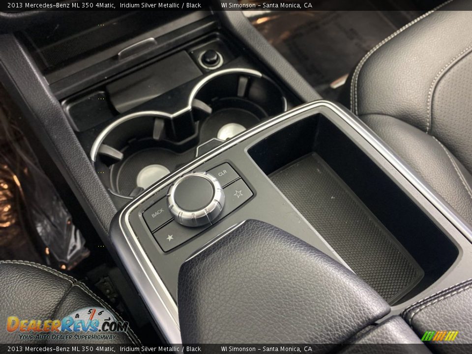 2013 Mercedes-Benz ML 350 4Matic Iridium Silver Metallic / Black Photo #26