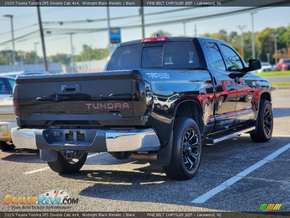 2020 Toyota Tundra SR5 Double Cab 4x4 Midnight Black Metallic / Black Photo #6