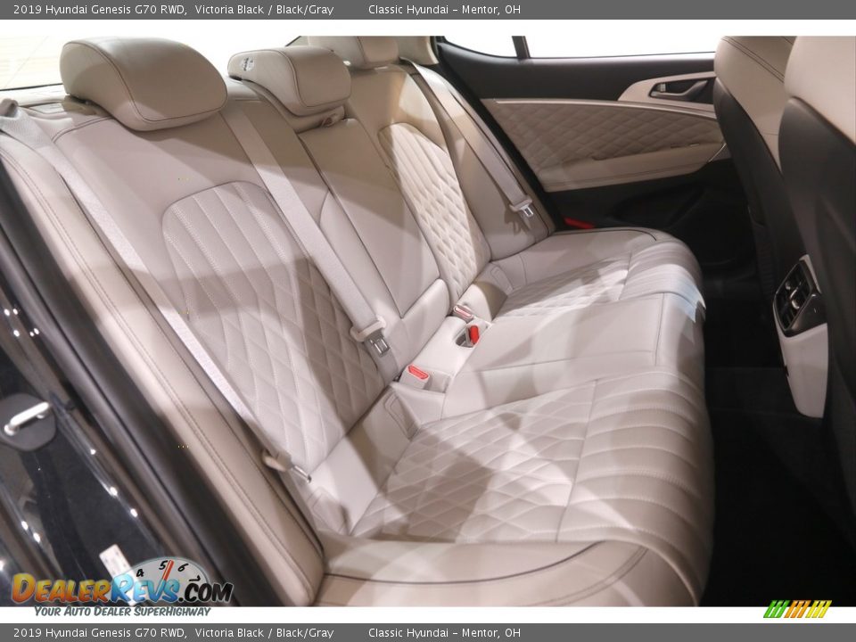 Rear Seat of 2019 Hyundai Genesis G70 RWD Photo #18
