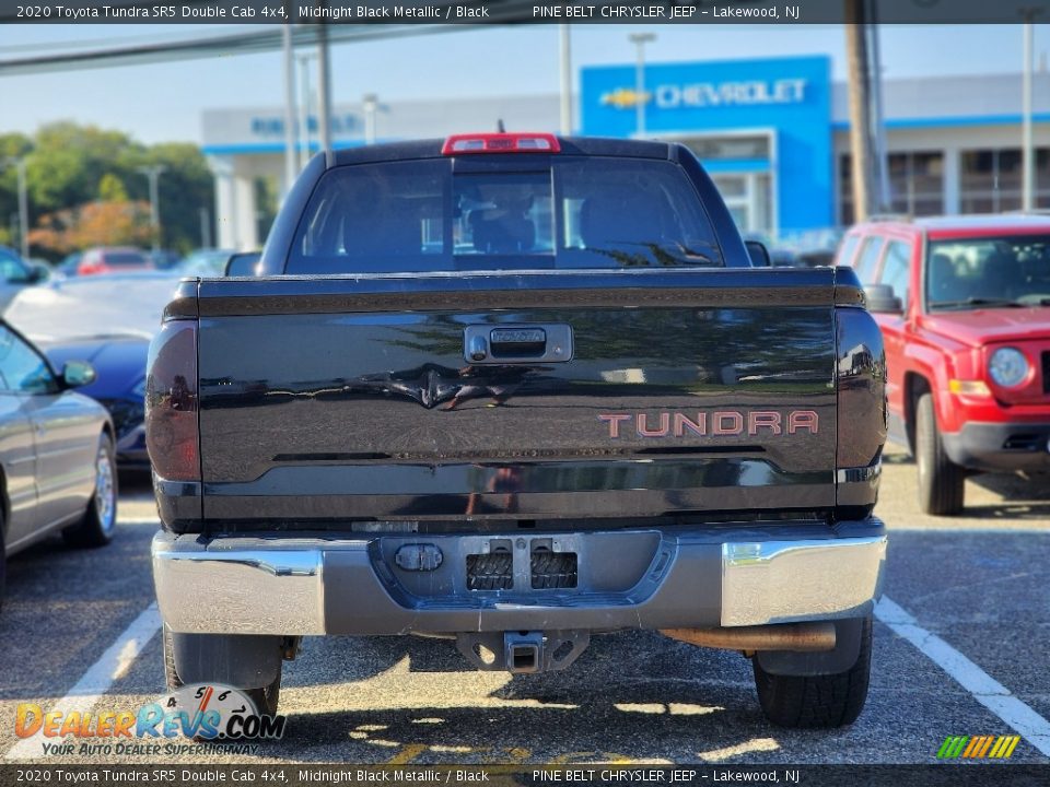 2020 Toyota Tundra SR5 Double Cab 4x4 Midnight Black Metallic / Black Photo #8