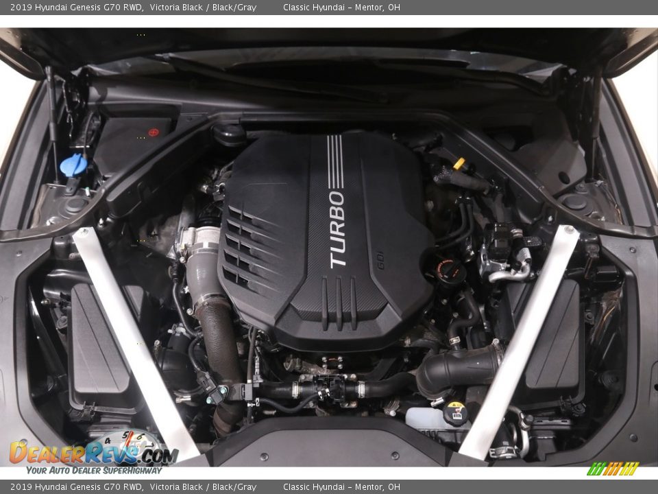 2019 Hyundai Genesis G70 RWD 3.3 Liter Twin-Turbocharged DOHC 24-Valve D-CVVT V6 Engine Photo #21