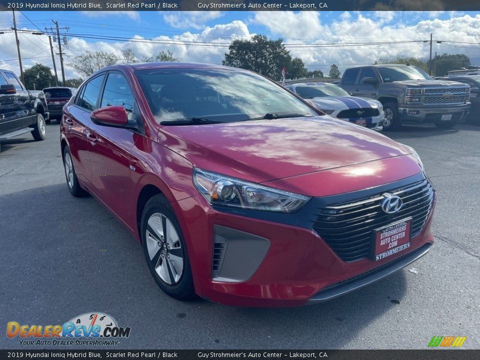 2019 Hyundai Ioniq Hybrid Blue Scarlet Red Pearl / Black Photo #1