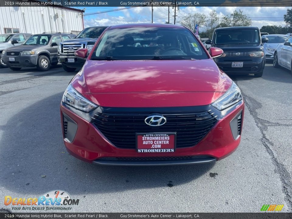 2019 Hyundai Ioniq Hybrid Blue Scarlet Red Pearl / Black Photo #2