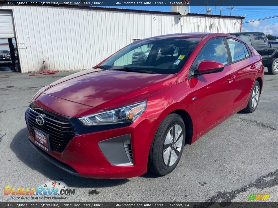 2019 Hyundai Ioniq Hybrid Blue Scarlet Red Pearl / Black Photo #3