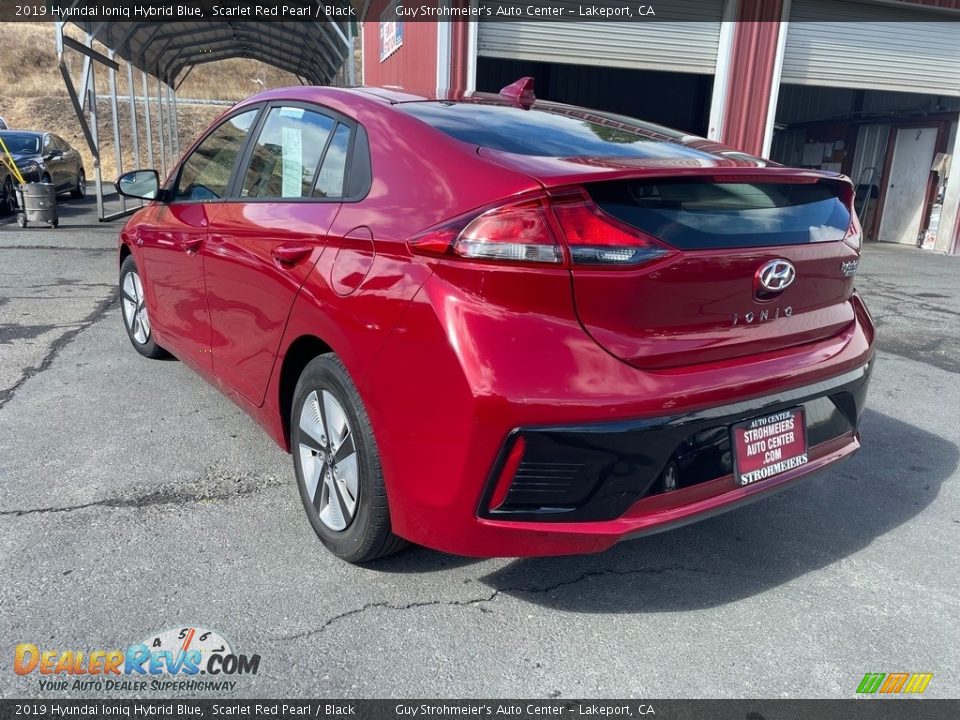 2019 Hyundai Ioniq Hybrid Blue Scarlet Red Pearl / Black Photo #5