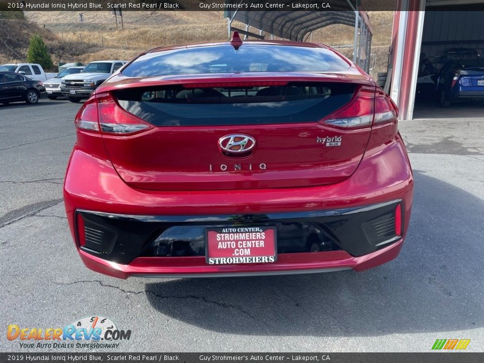 2019 Hyundai Ioniq Hybrid Blue Scarlet Red Pearl / Black Photo #6