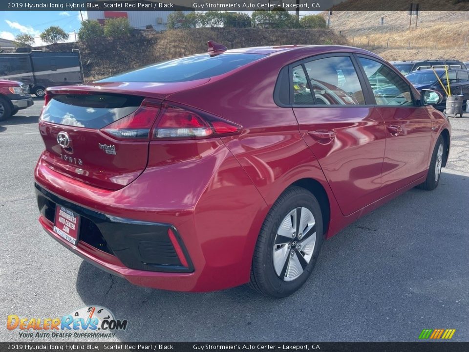 2019 Hyundai Ioniq Hybrid Blue Scarlet Red Pearl / Black Photo #7