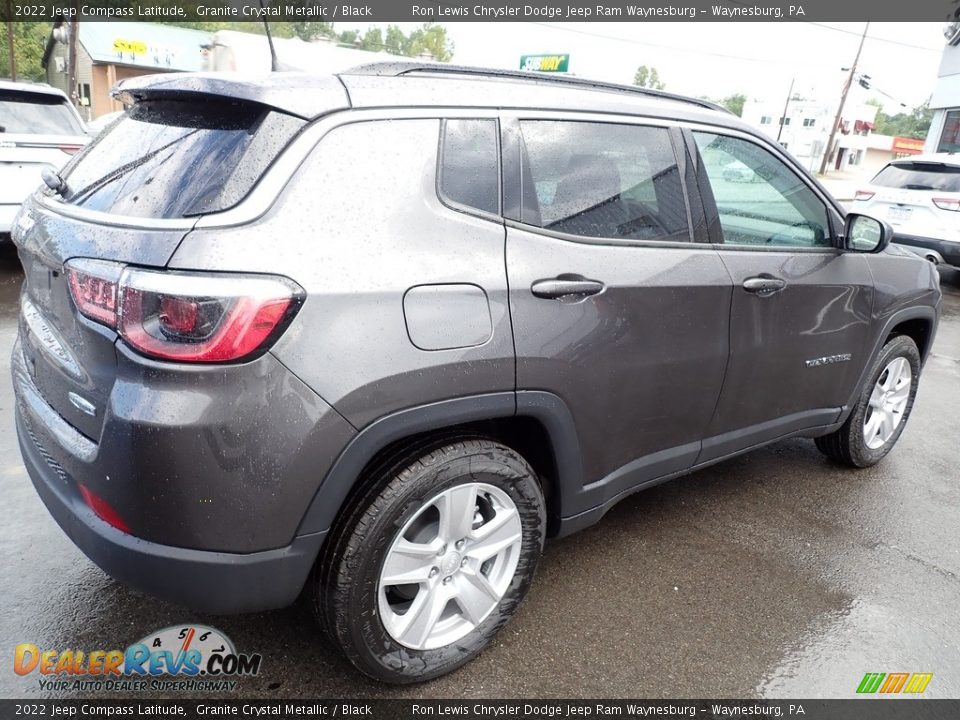 2022 Jeep Compass Latitude Granite Crystal Metallic / Black Photo #6