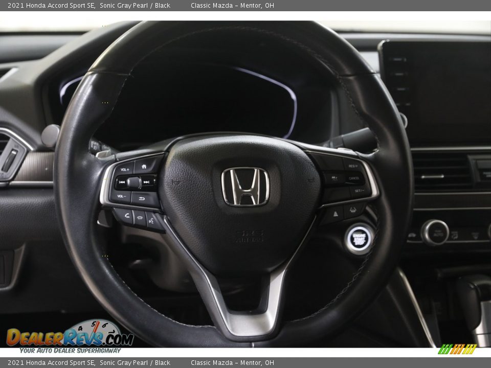 2021 Honda Accord Sport SE Sonic Gray Pearl / Black Photo #7