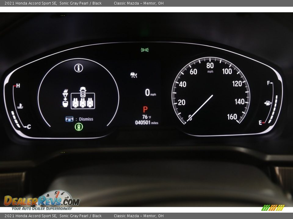 2021 Honda Accord Sport SE Sonic Gray Pearl / Black Photo #8
