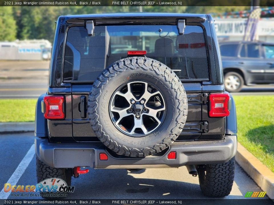 2021 Jeep Wrangler Unlimited Rubicon 4x4 Black / Black Photo #9