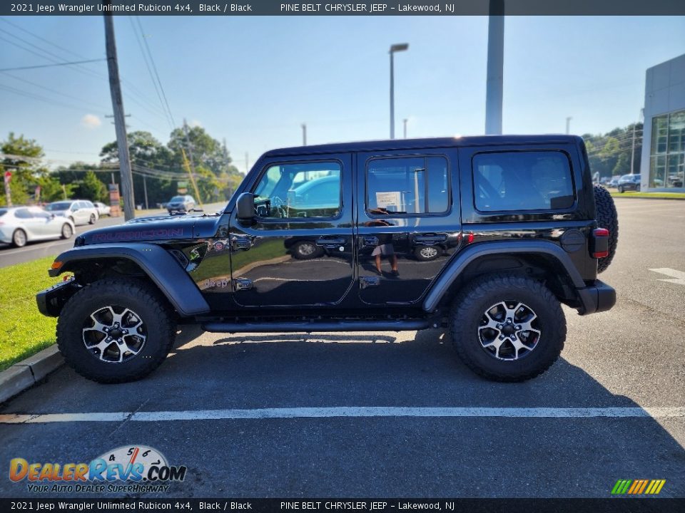 2021 Jeep Wrangler Unlimited Rubicon 4x4 Black / Black Photo #11