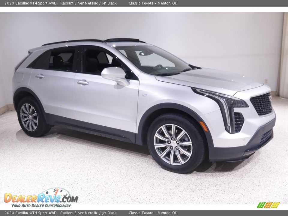 2020 Cadillac XT4 Sport AWD Radiant Silver Metallic / Jet Black Photo #1